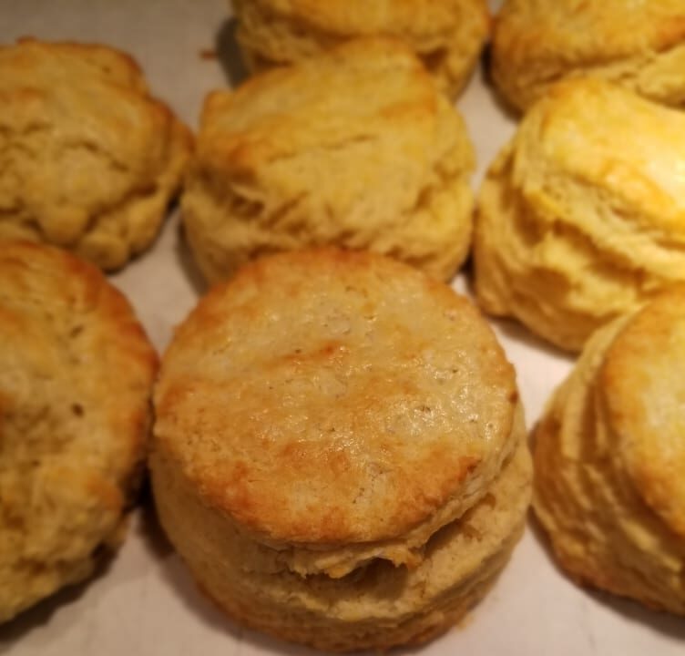 When the world is on fire you make biscuits.